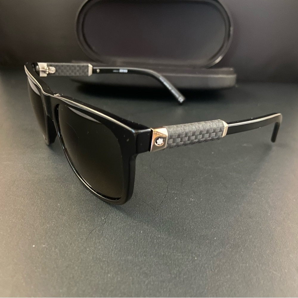 Mont Blanc MB654S Sunglasses, by Mont Blanc - like NEW with hard glass case - Picture 9 of 9